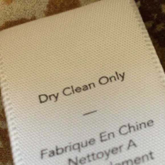 ELIZABETH & JAMES Blouse Brown Animal Print Silk Large - Picture 6 of 7